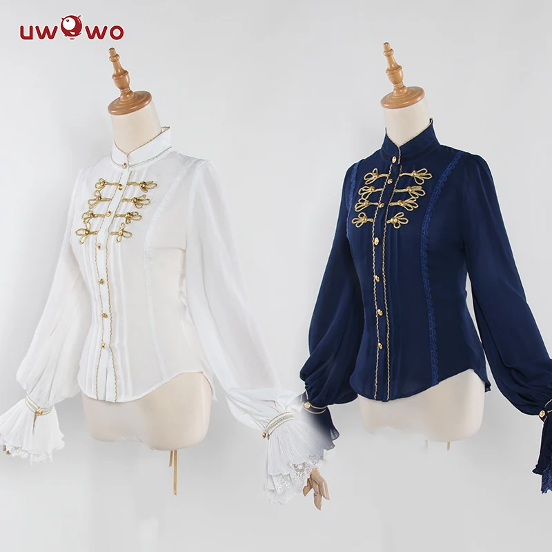 Женская белая блузка UWOWO оригинальный дизайн коронация 18 тумаров голубая блузка|