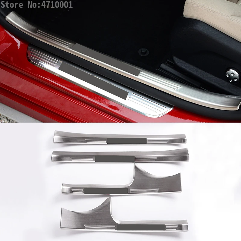 

For Mercedes-Benz New C-class 180lC200lC300l 2015-2019 Sills Welcome Door Protector Pedal Interior Modification Car Accessories