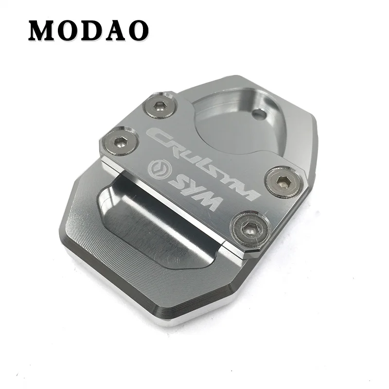 Silver Для SYM CRUISYM CRUISYM300 CRUISYM 300 GTS300 300i GTS300 мотоциклетная боковая подставка для расширения - Цвет: Silver