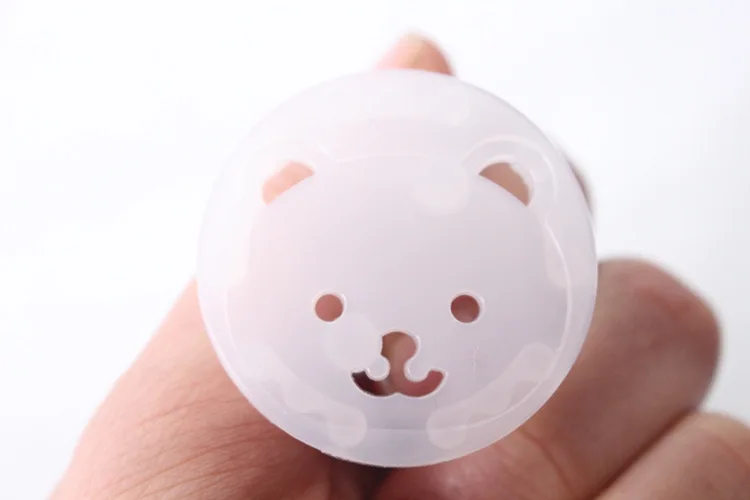 Transparent white 10 шт. электрическая розетка ЕС, защита для детей, защита от электрического удара, заглушки, защитная крышка, безопасность ребенка - Цвет: Transparent white