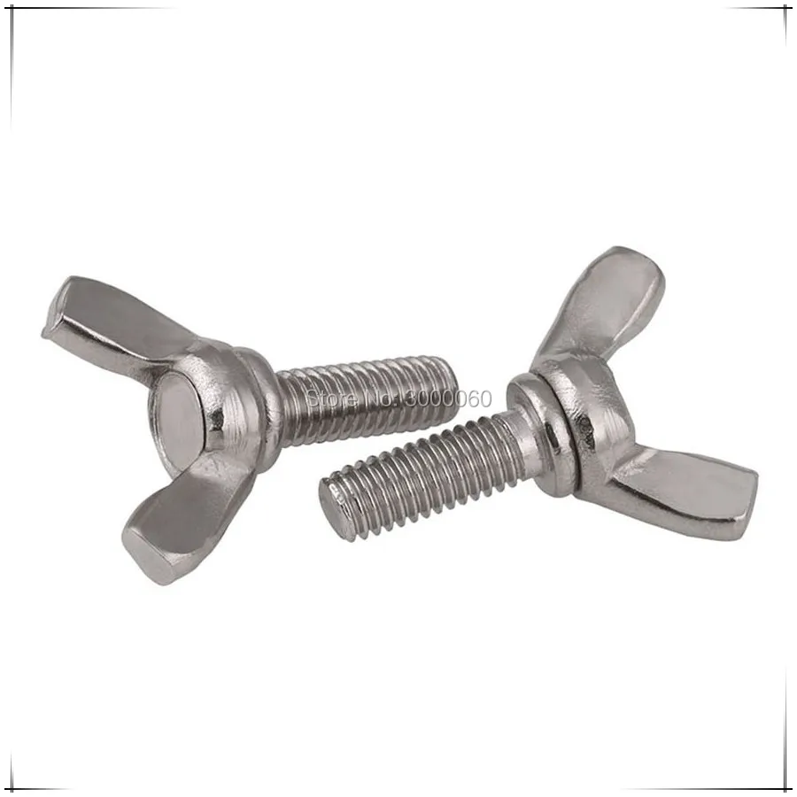 M5 M6 Нержавеющая сталь 304 Rvs Schroeven DIN316 나비볼트 Поворотный болт Винты с крыльями