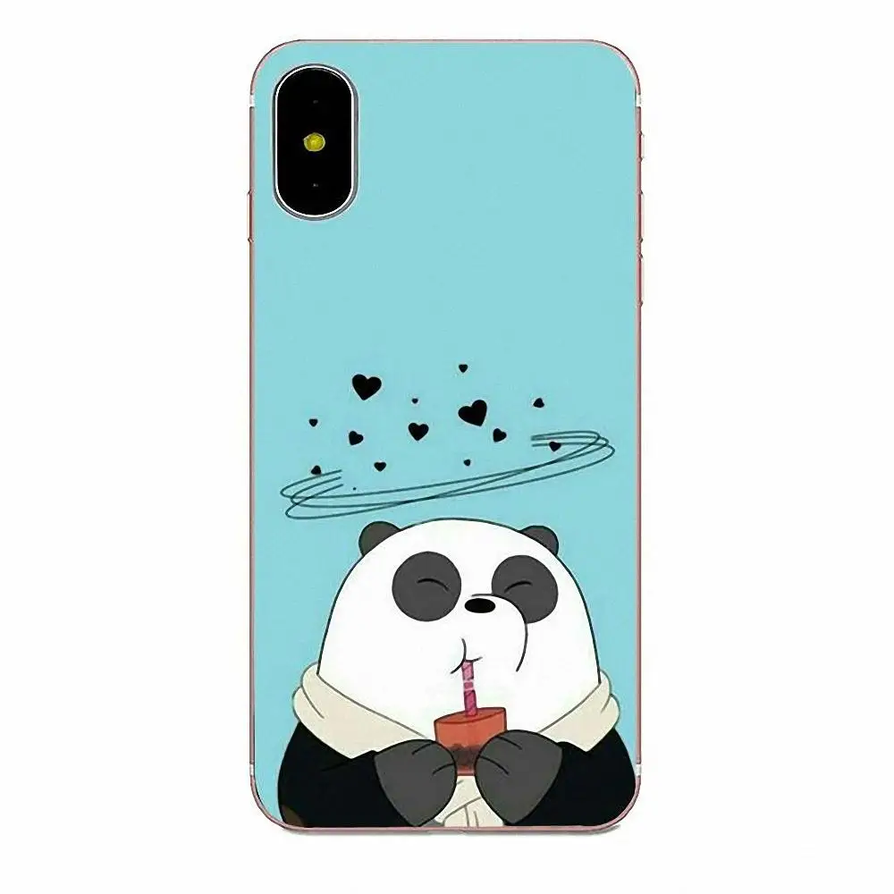 as picture Для Xiaomi Redmi Mi Note 7 8 9 SE Pro Lite Go Play TPU мягкие Аксессуары для телефонов, чехол, Мы Голые Медведи - Цвет: as picture