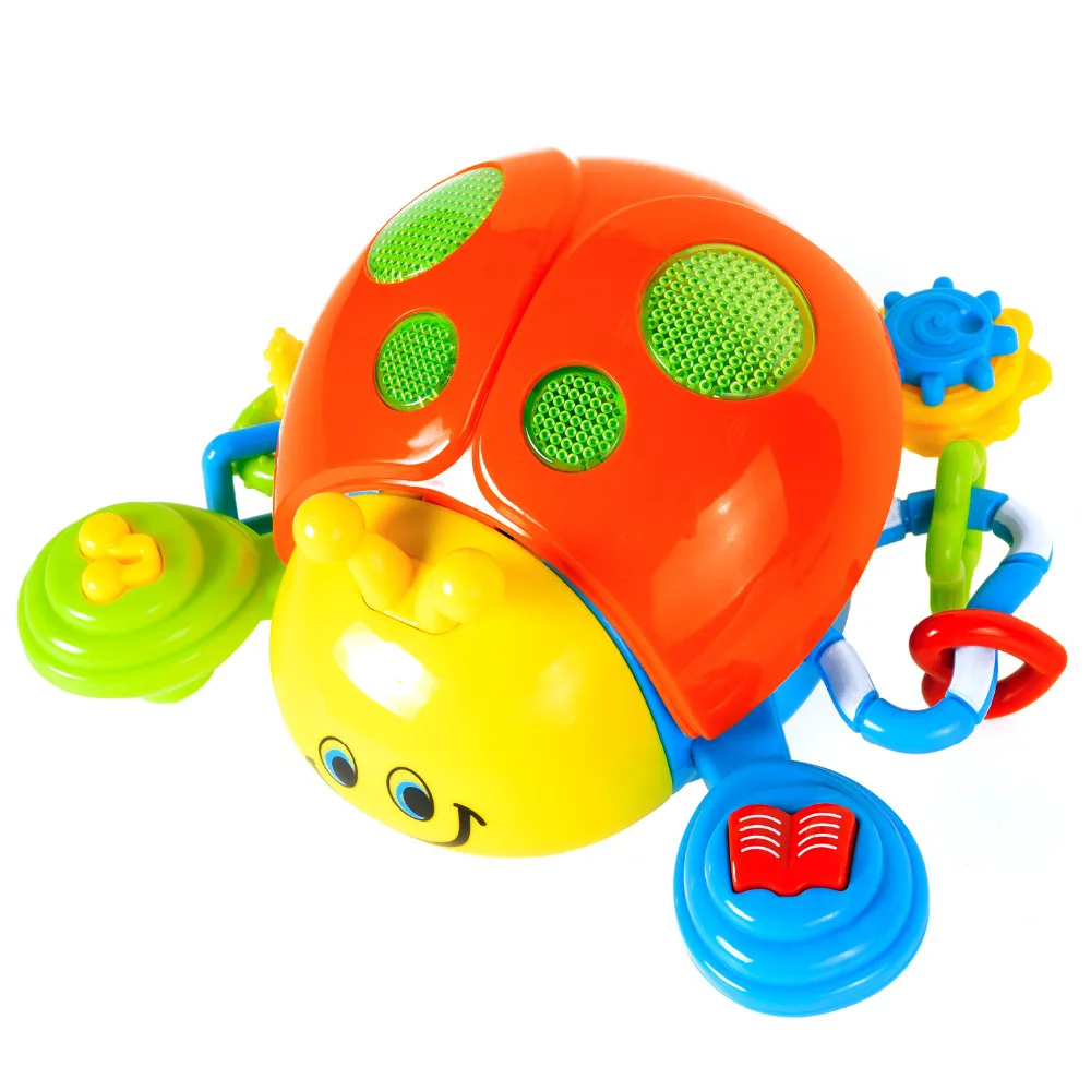 Детские игрушки детские ползающие Игрушки Божья коровка электрическая игрушка с