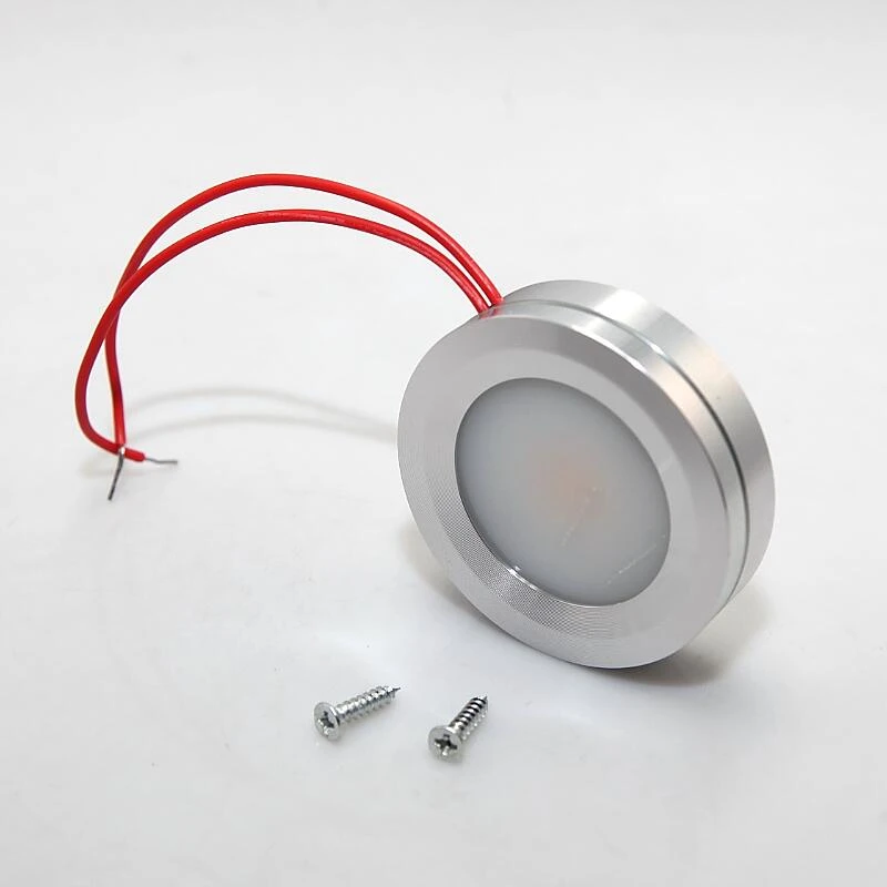 10 шт. 7 Вт COB LED puck light 110 В 220 ультра тонкая круглая светодиодная подсветка под шкаф