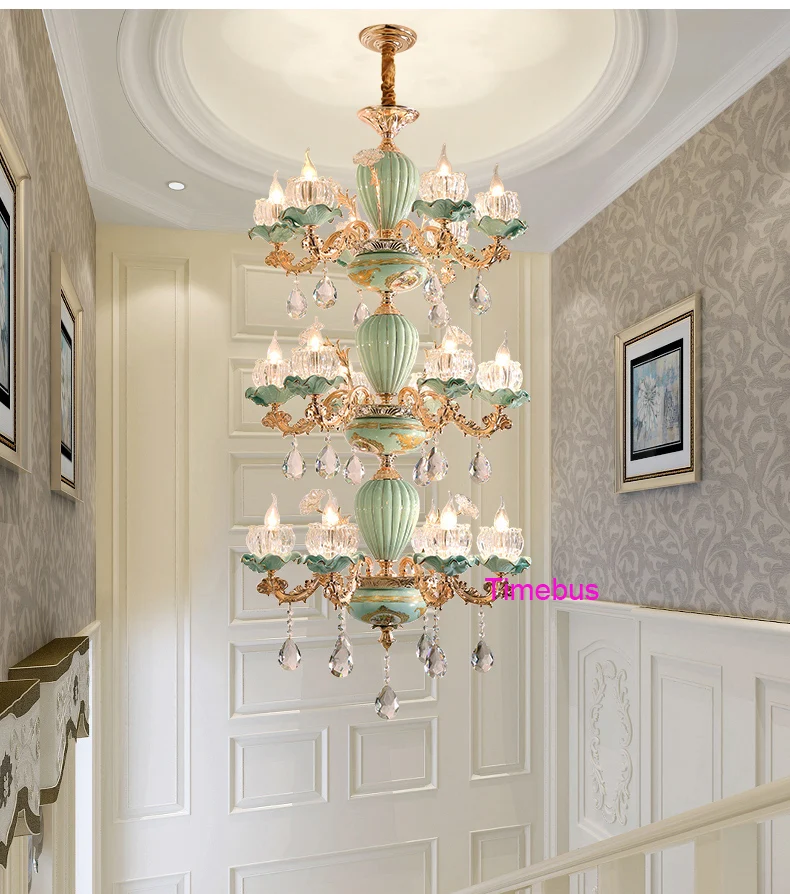 20 lights chandelier Роскошные современные люстры канделябры пятнистости Стекло абажур цветок люстра Французский хрустальная люстра светильник номер подвесная люстра в гостинную люстра для детской люстра потолочная винтаж люстра с пультом - Цвет абажура: 20 lights chandelier