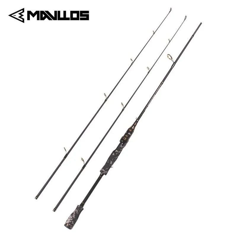 Mavllos БЫСТРОРАЗЪЕМНАЯ камуфляжная карбоновая спиннинговая Удочка 1 8 м 2 секции вес