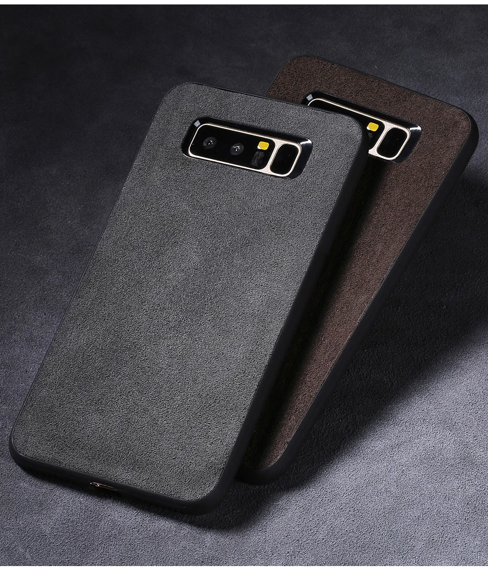 Чехол для телефона для samsung galaxy S7 S8 S9 Plus Note 8 9 чехол замшевая кожаная накладка на заднюю панель телефона для galaxy A5 A7 A8 j3 j5 чехол