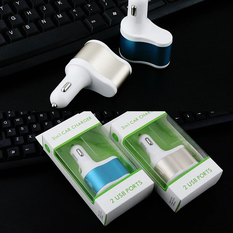 Быстрая зарядка с двумя USB портами для телефона от 12 до 24 В 5 В|dual usb 5v|charge carusb f |