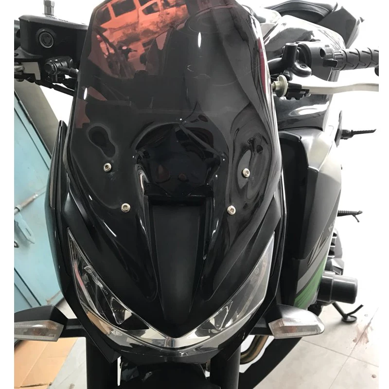 Ветровое стекло для мотоцикла с двойными пузырьками 2013 2016 Kawasaki Z800 Z 800 2014 2015 13 14 15 16