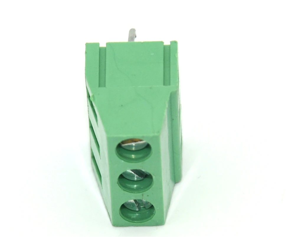 10 шт. винтовой KF-128-5.0-3 Pin 5 0 мм прямой штырь PCB клеммный блок коннектор Бесплатная