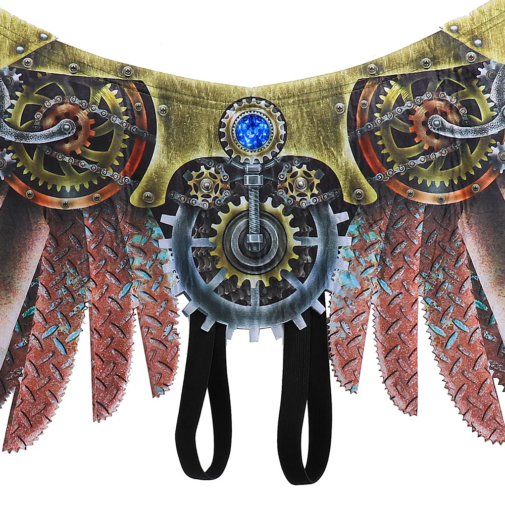 Burning Man карнавал вечерние уникальные украшения Steam Punk костюм крылья аксессуары в стиле стимпанка аниме косплей