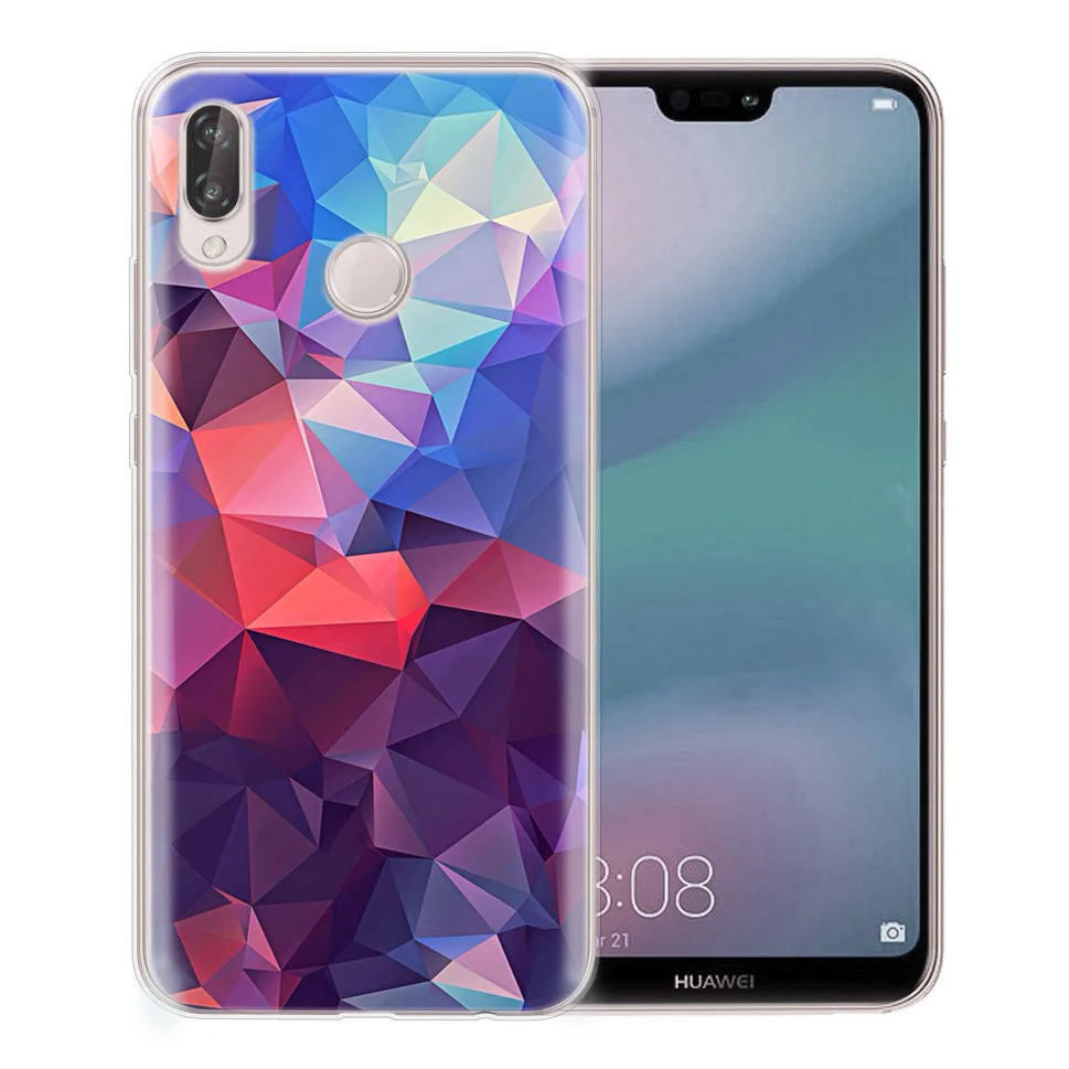 Чехол для Huawei Honor 7A 8A 8X 8C 9 10 Mate 20 P9 P10 lite/P8 Lite Y5 II Nova 3 мягкий чехол из ТПУ с рисунком