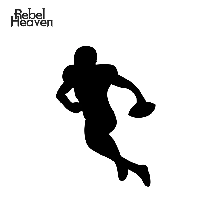 Rebel Heaven забавная наклейка для автомобиля Американский футбол регби Спорт