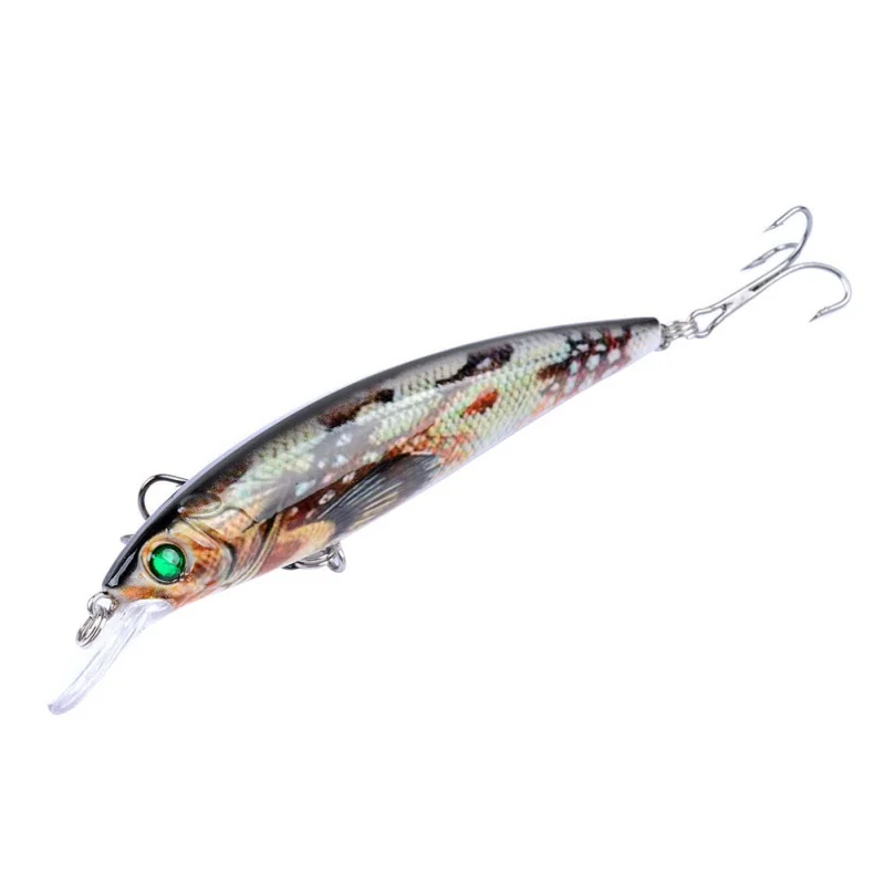 Variable Sinking Fishing Lures Bait Lure Lifelike Minnow Hard Fish 3D Eyes Artificial Crankbait Tackle 11cm/13.4g | Спорт и