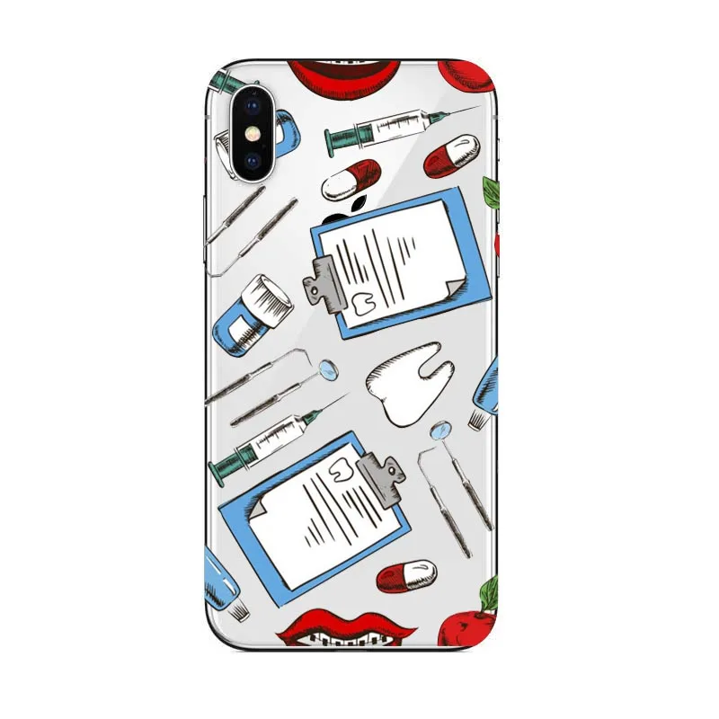 TPU Мягкий силиконовый чехол из ТПУ для iPhone 11 Pro MAX X10 XR XS MAX 7 8Plus 5S 6 6splus - Цвет: TPU