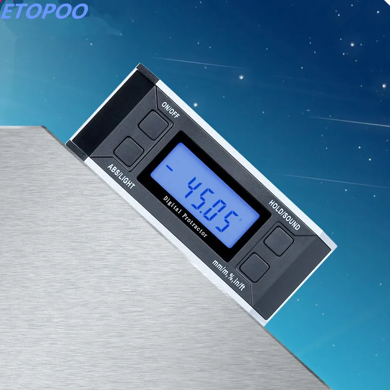 Цифровой транспортир Инклинометр Угол наклона измерительное устройство 4x90 с