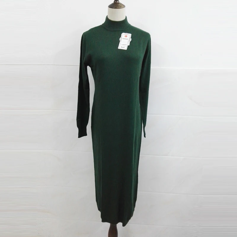 кашемировое платье Платье для кашемира с капюшоном Женщины Осень Зима