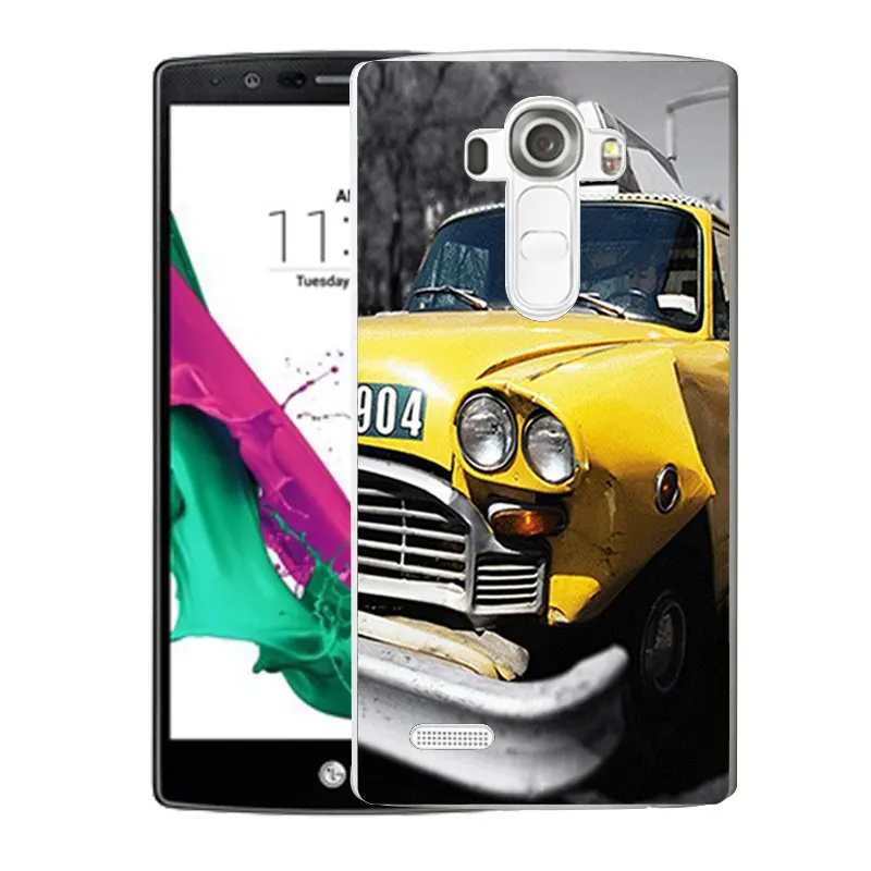 Qmswei ТПУ прозрачный телефон чехол для LG K3 K4 K5 K8 автомобиля такси лодка корабль с
