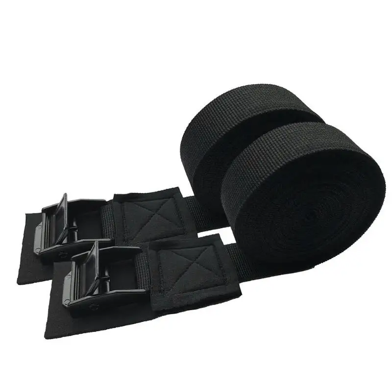 

1 Pair 9.8ft Car Roof Rack Luggage Kayak Surfboard Cam Buckle Lashing Tie Down Straps Car Accessories