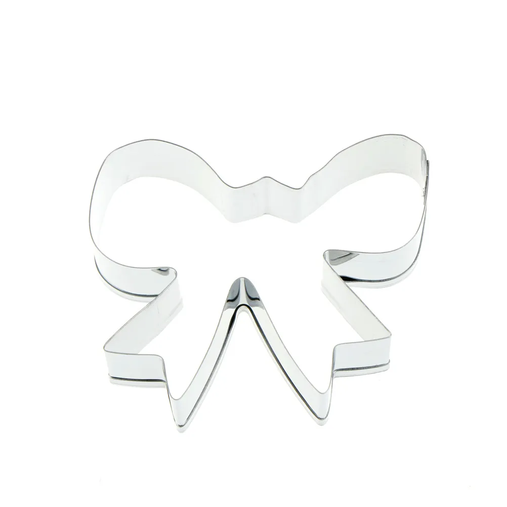 Кухонная форма для выпечки печенья из нержавеющей стали в форме банта резак