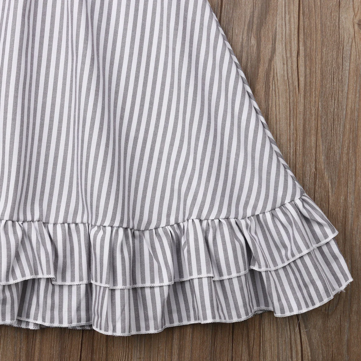 Летний хлопковый комплект одежды без рукавов из 2 предметов для маленьких