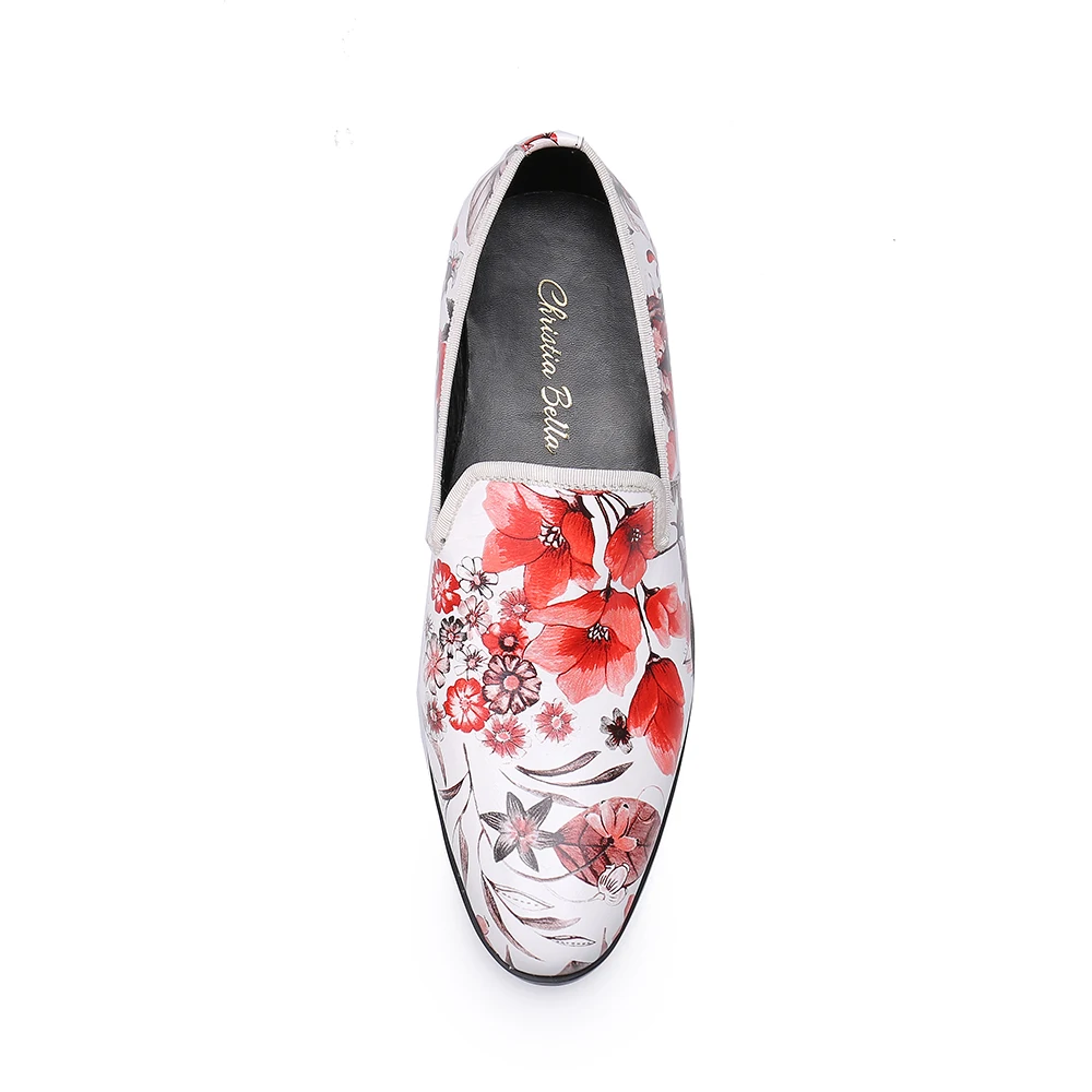 Christia Bella 2018 New Men Loafers Brand Handsome Comfortable Top Quality Floral Casual Shoes Summer Slippers Plus Size | Обувь
