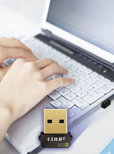 Мини USB 150 Мбит/с 802.11n Wi Fi адаптер беспроводная сетевая карта EDUP набор микросхем
