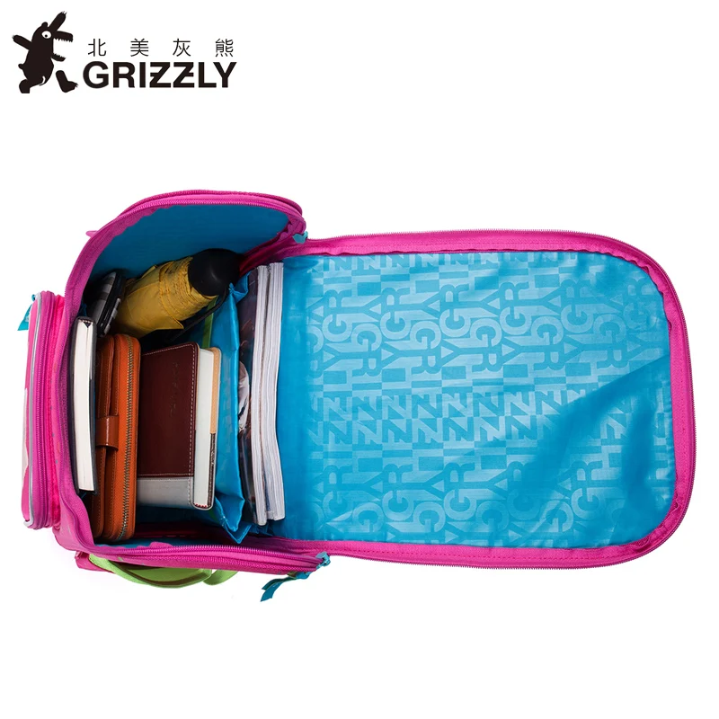 Гризли Кот Школьные ранцы Дети Ортопедические школьные Рюкзаки для детей