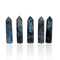 1pcs natural labradorite tower high quality labradorite cuspidal tower labradorite wands decor tower height 80 100mm tower