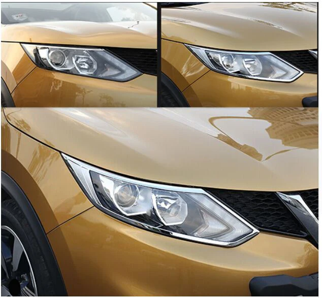 2015 Аксессуары для NISSAN QASHQAI J11 2014 2016 хромированный передний и задний Головной