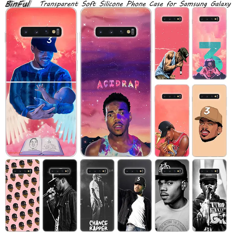 Горячая Chance The Rapper Мягкий силиконовый чехол для телефона samsung Galaxy S10 S9 S8 плюс S7 край