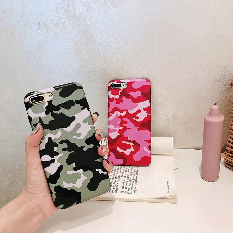 Цветной камуфляжный чехол для iPhone XS MAX 8 plus чехлы iphone XR X 6 6s 7 Plus мягкий силиконовый