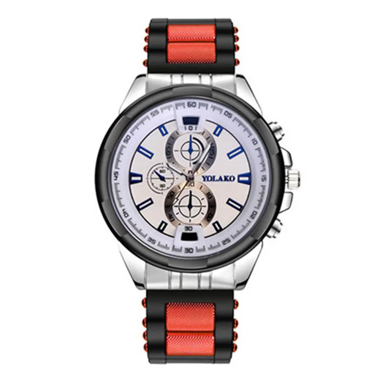 Роскошные модные мужские часы с двойным щитом стальные в деловом и повседневном