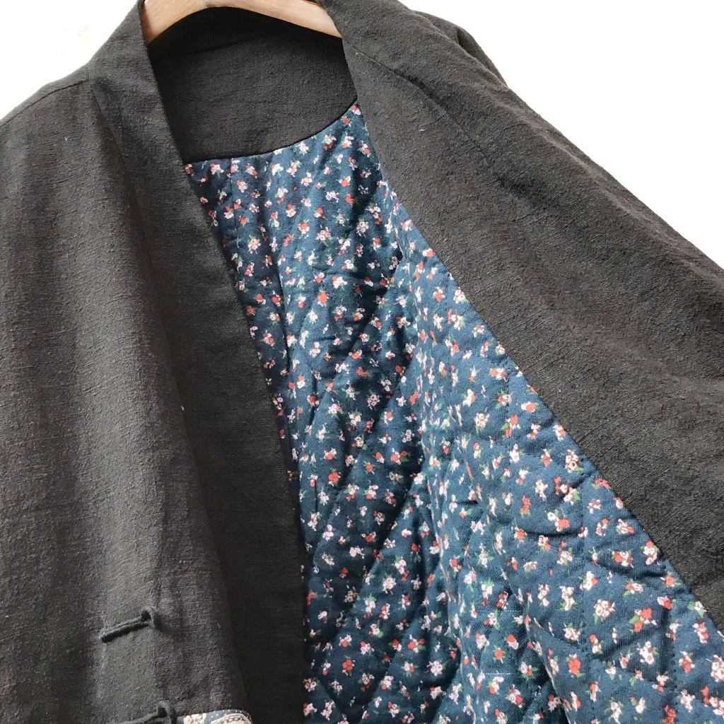 Куртка кардиган на кнопках из хлопка тонкая Свободная куртка в стиле летучая