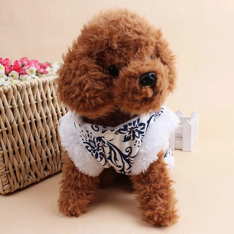 Одежда для домашних животных в традиционном китайском стиле атласная и