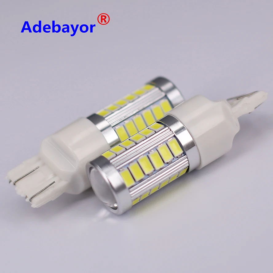 1 шсветодиодный автомобильная светодиодная лампа T20 W21W 7443 5630 33SMD 5730|car auto|led signalparking