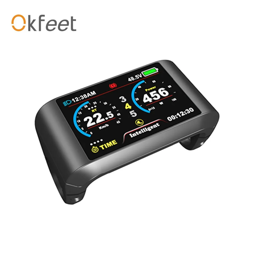Okfeet велосипедный дисплей Bafang 750C для 8fun Середина привода двигателя BBS01 BBS02 BBSHD 750C ЖК-цветной дисплей