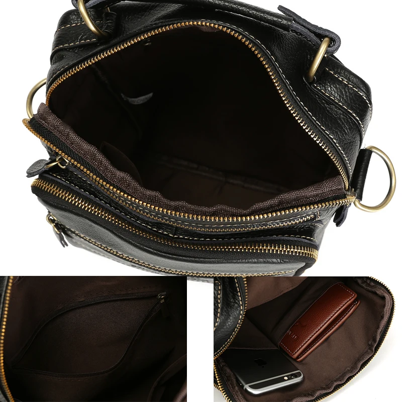 

Fashion Designer Genuine Leather Men's Bags Business Laptop Briefcase Large Capacity Handbag High Quality Crossbody Shoulder Bag