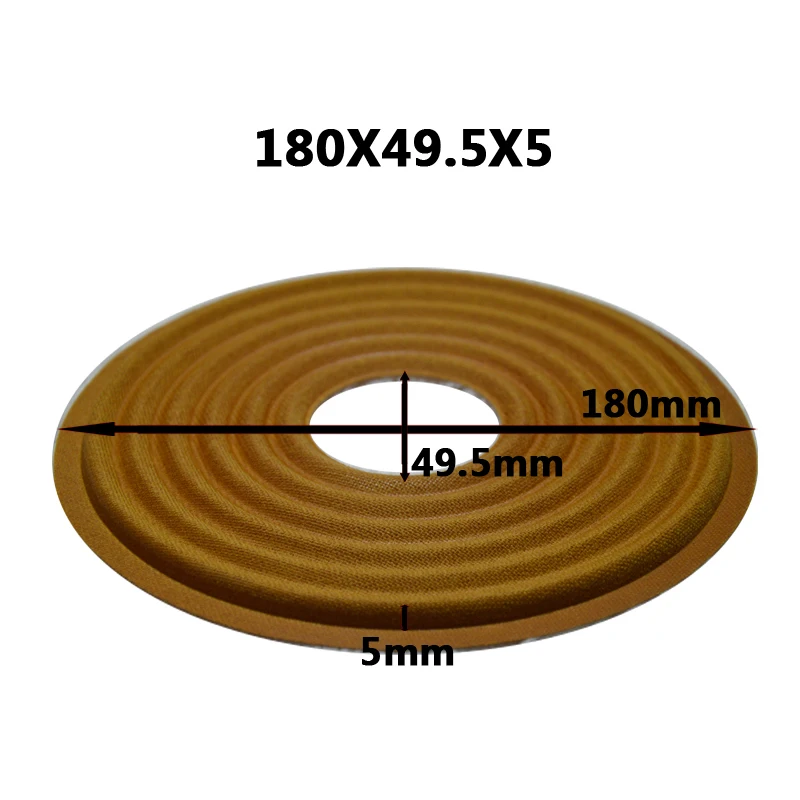 2 шт. 49 5/60/100/100 мм ядро OD180 183mm эластичный волновой громкоговоритель Сабвуфер