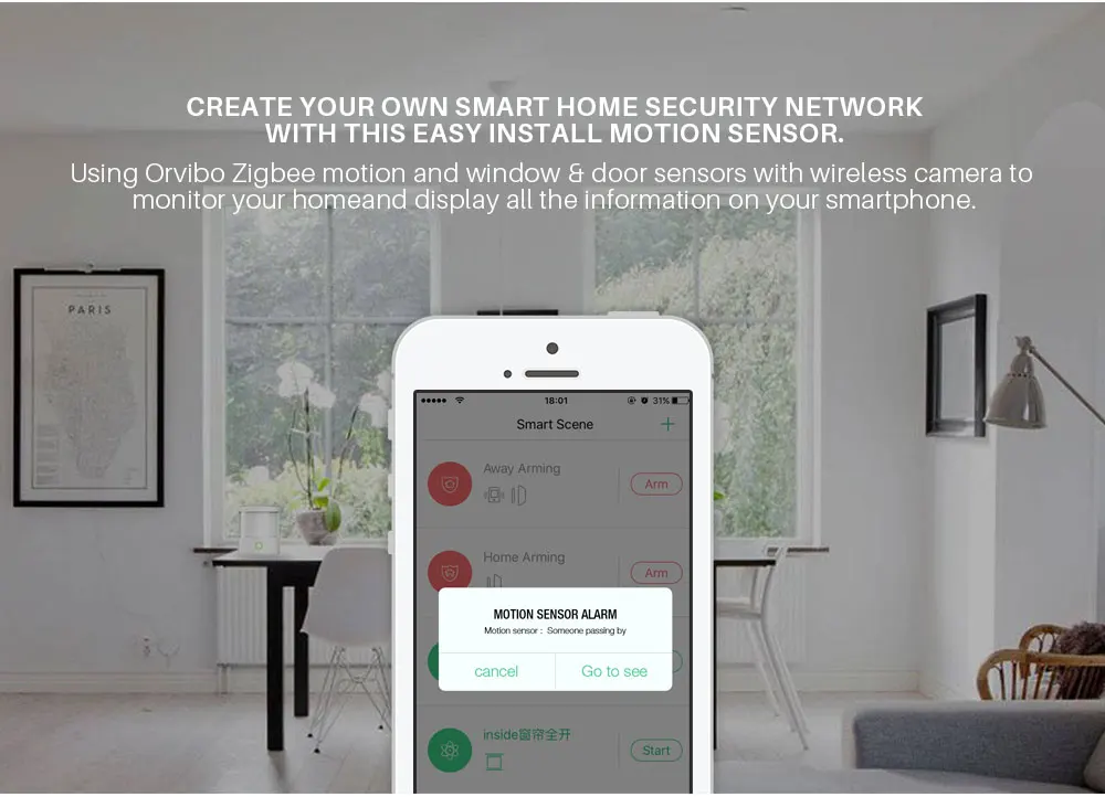 Orvibo беспроводной умный комплект безопасности сигнализация Система смарт Zigbee MiniHub Wifi IP камера датчик двери окна датчик движения приложение управление