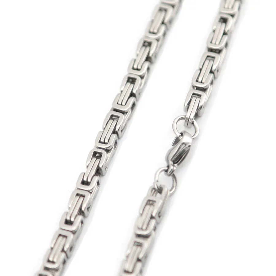 Мужская цепь из нержавеющей стали серебристого цвета 5 мм|mens chains silver|chain silvermen chain |
