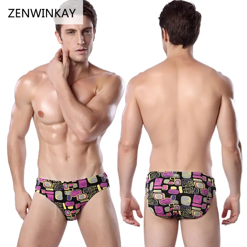 2019 Летний Пляжный купальный костюм Мужская одежда для плавания сексуальная