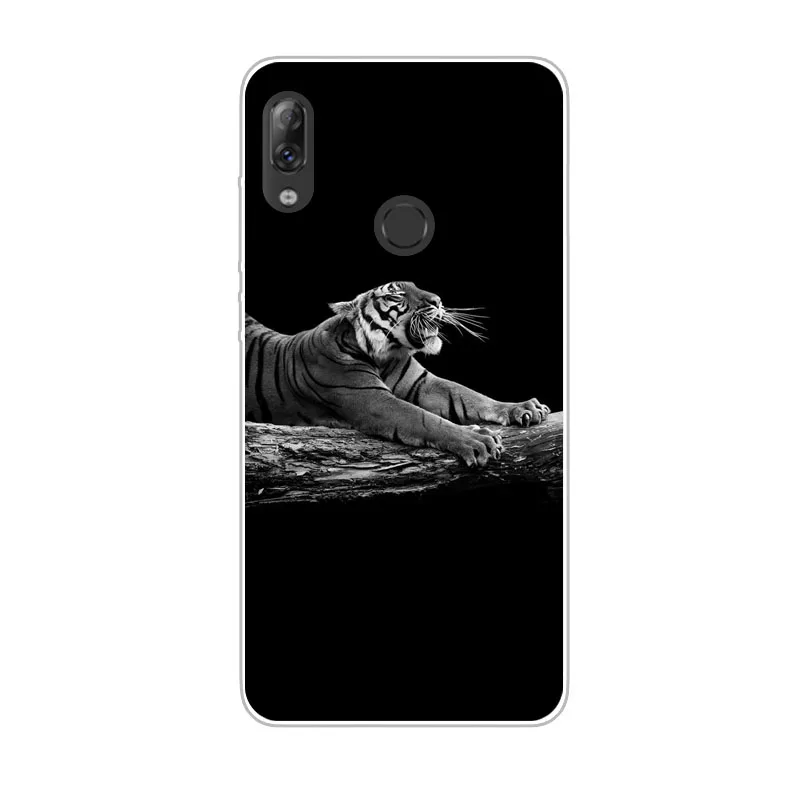 Lenovo K5 pro Case Silicon Tiger lion Painting Soft TPU Back Cover for K5pro Phone protect Bags shell |