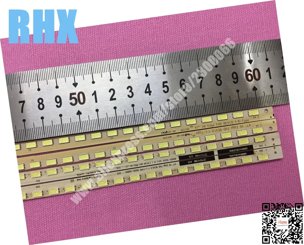 Светодиодная лампа для ЖК телевизора LC470EUN 3660L 0369A 6920L 0089A 0089B 1 шт. = 64LED 609 мм комплект