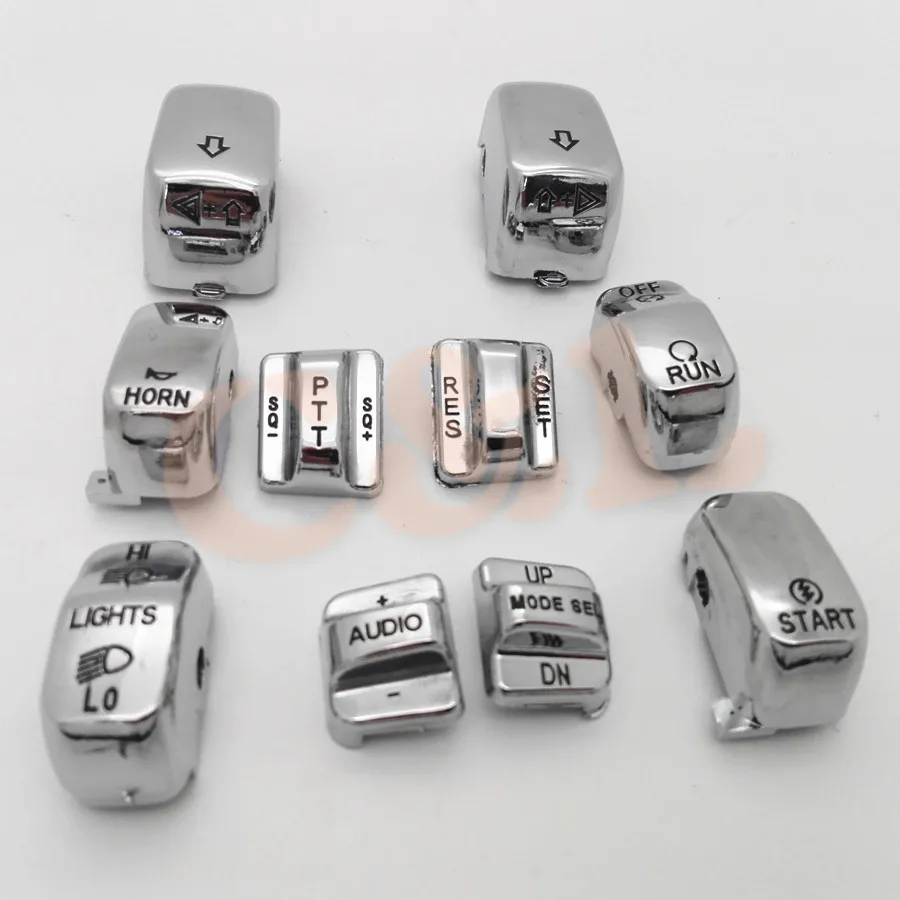 Мотоцикл хромированный резной переключатель с ручным управлением корпус кнопки