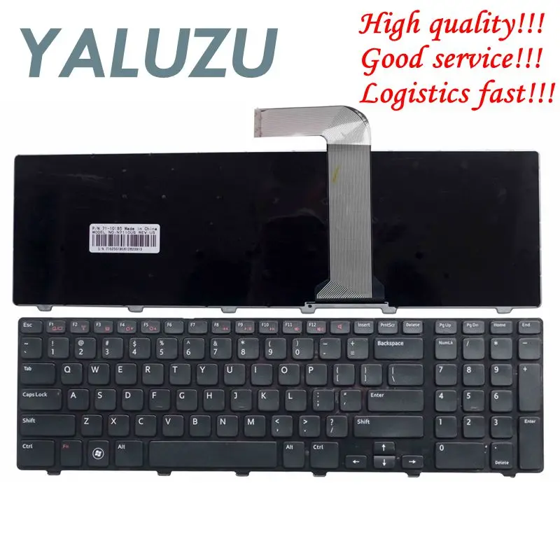 Клавиатура YALUZU для ноутбука Dell N7110 17R 7110 L702X L701X Vostro 3750 5720 7720 черный|Клавиатуры
