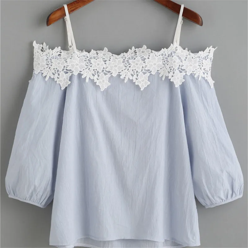2017 новая модная повседневная женская кружевная тонкая футболка с открытыми