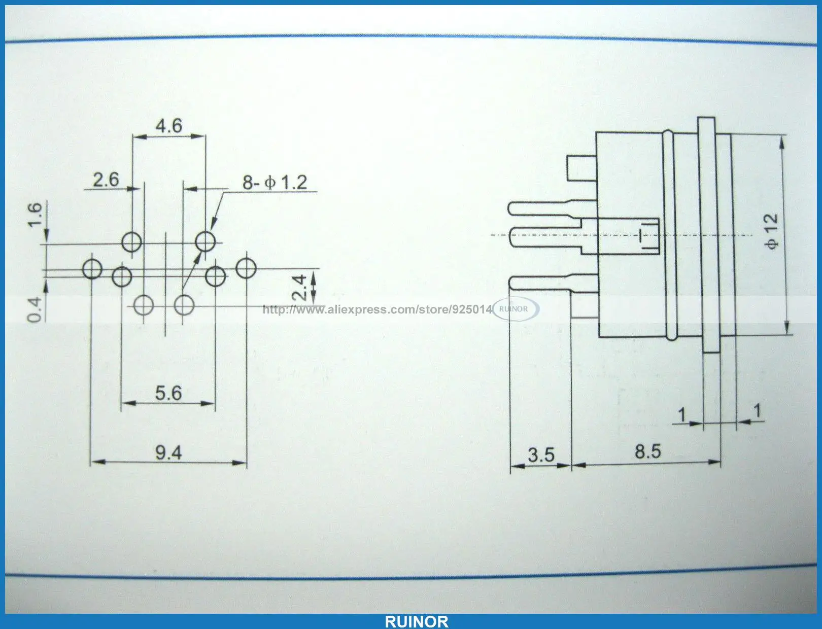 20 шт. мини 6 Pin круговой PCB крепление DIN разъем|connector circular|connector dinconnector |