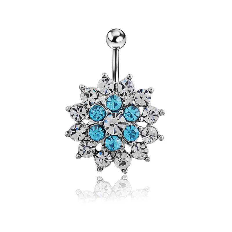 14 г мотаться пупок колец штанга гантельного типа Сексуальная хирургической