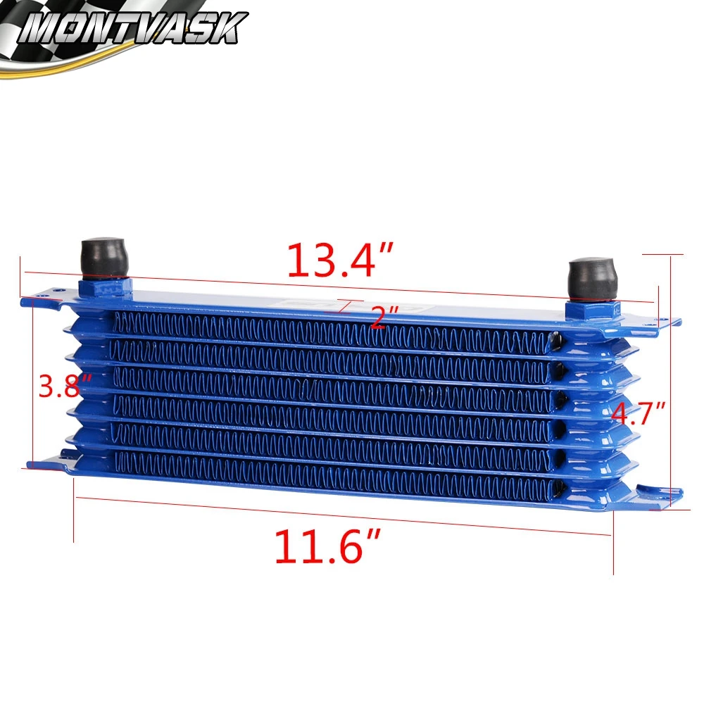 7 Ряд AN10 Универсальный Двигатели для автомобиля Трансмиссия маслоохладитель